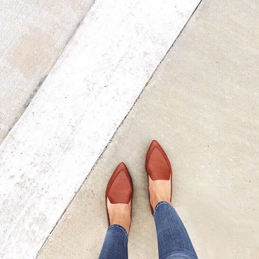 *NEW* Madewell Lou Loafers cognac